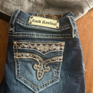 Rock Revival Women's Dark Blue Boot Cut Jeans